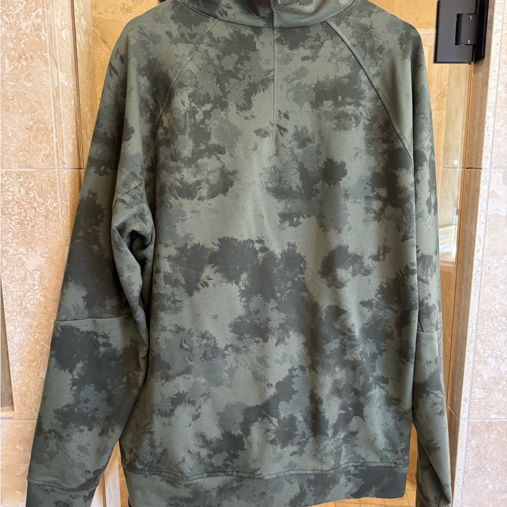 Lululemon Green Camouflage Men's Hoodie - Picture 2 of 3